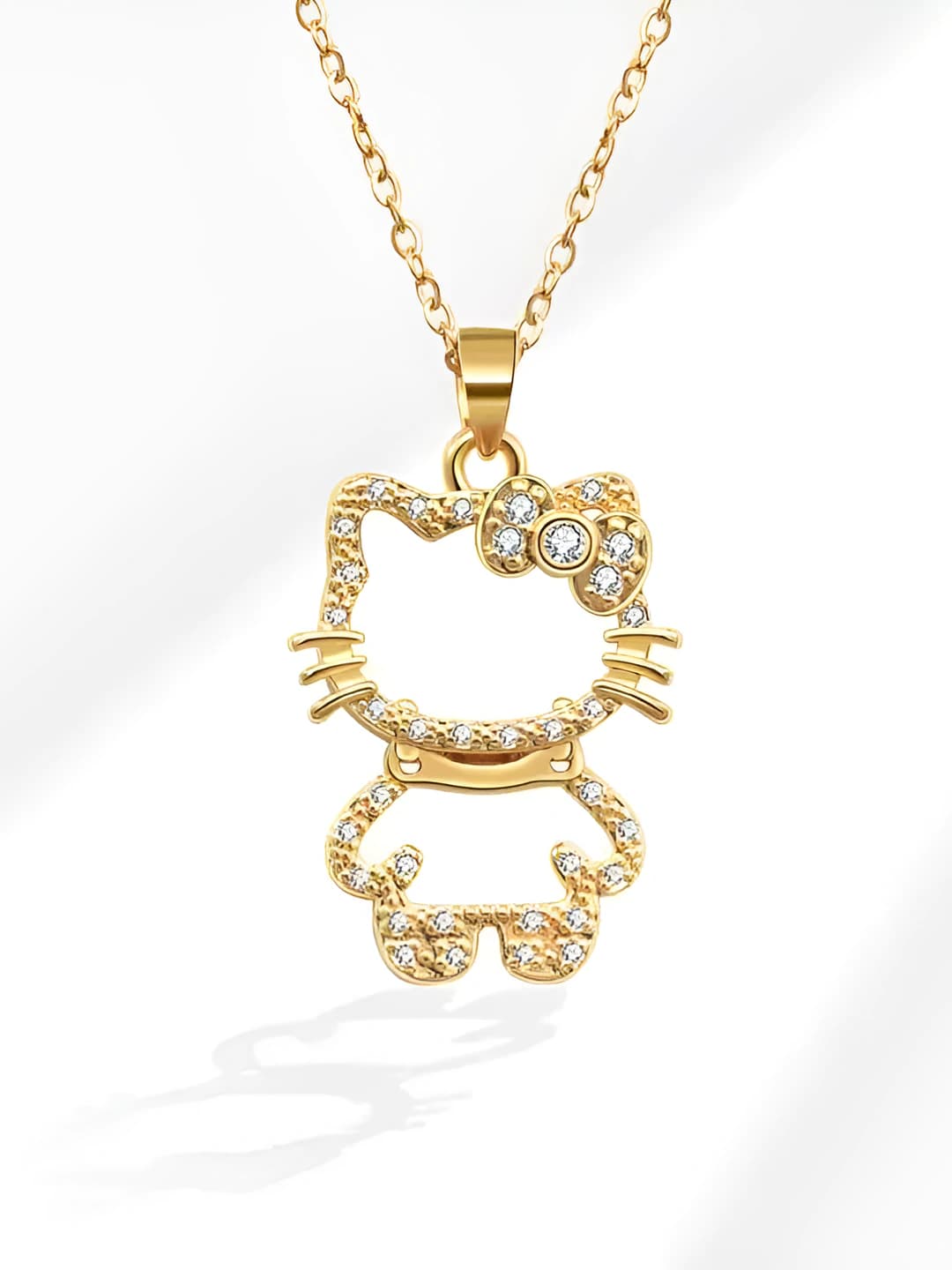 211 Cat necklace - Gold