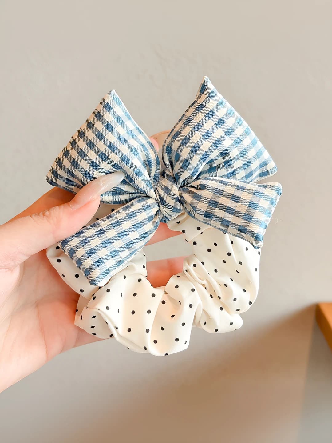 2# Синий клетчатый точки ~12cm