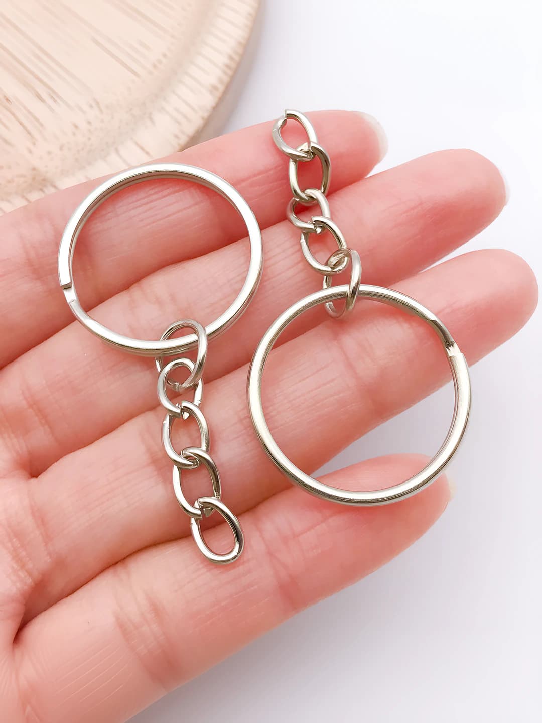 Белый k железо 25+4 звена 51x25mm-2.5g-26632