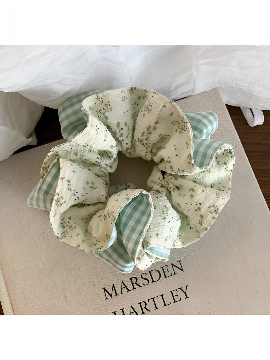 5# Green floral, 13 cm