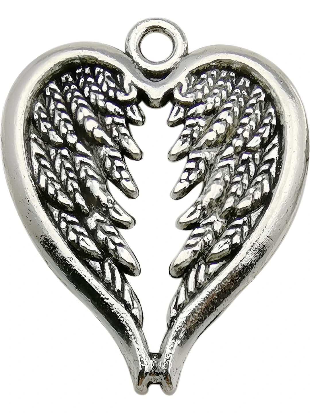 Winged heart, 24x20mm