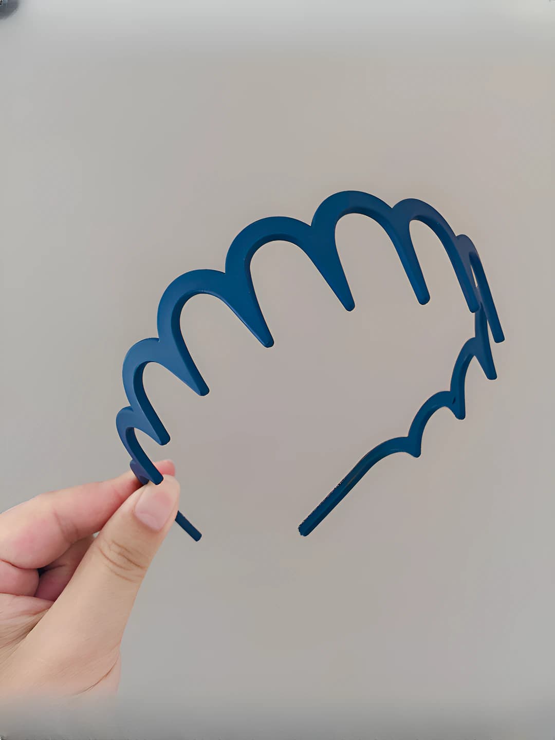 Matte royal blue headband