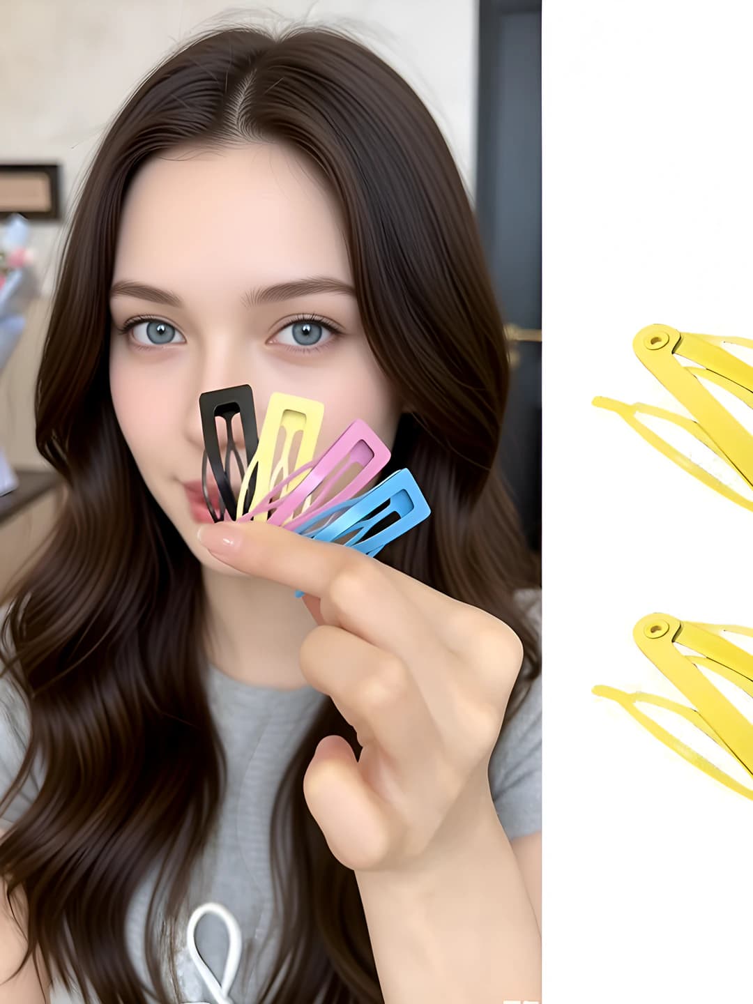 5# Жёлтая BB-расчёска, 4.5 см