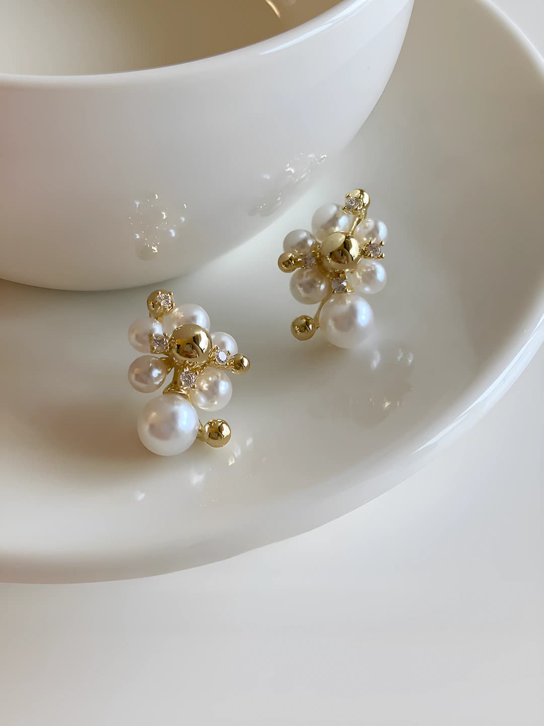 Pearl earrings