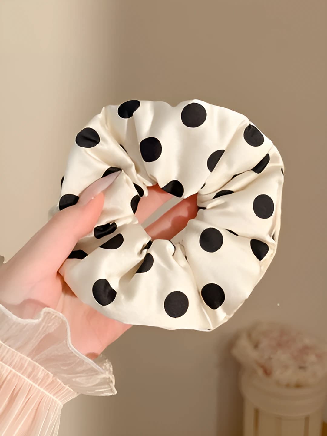 White polka dot