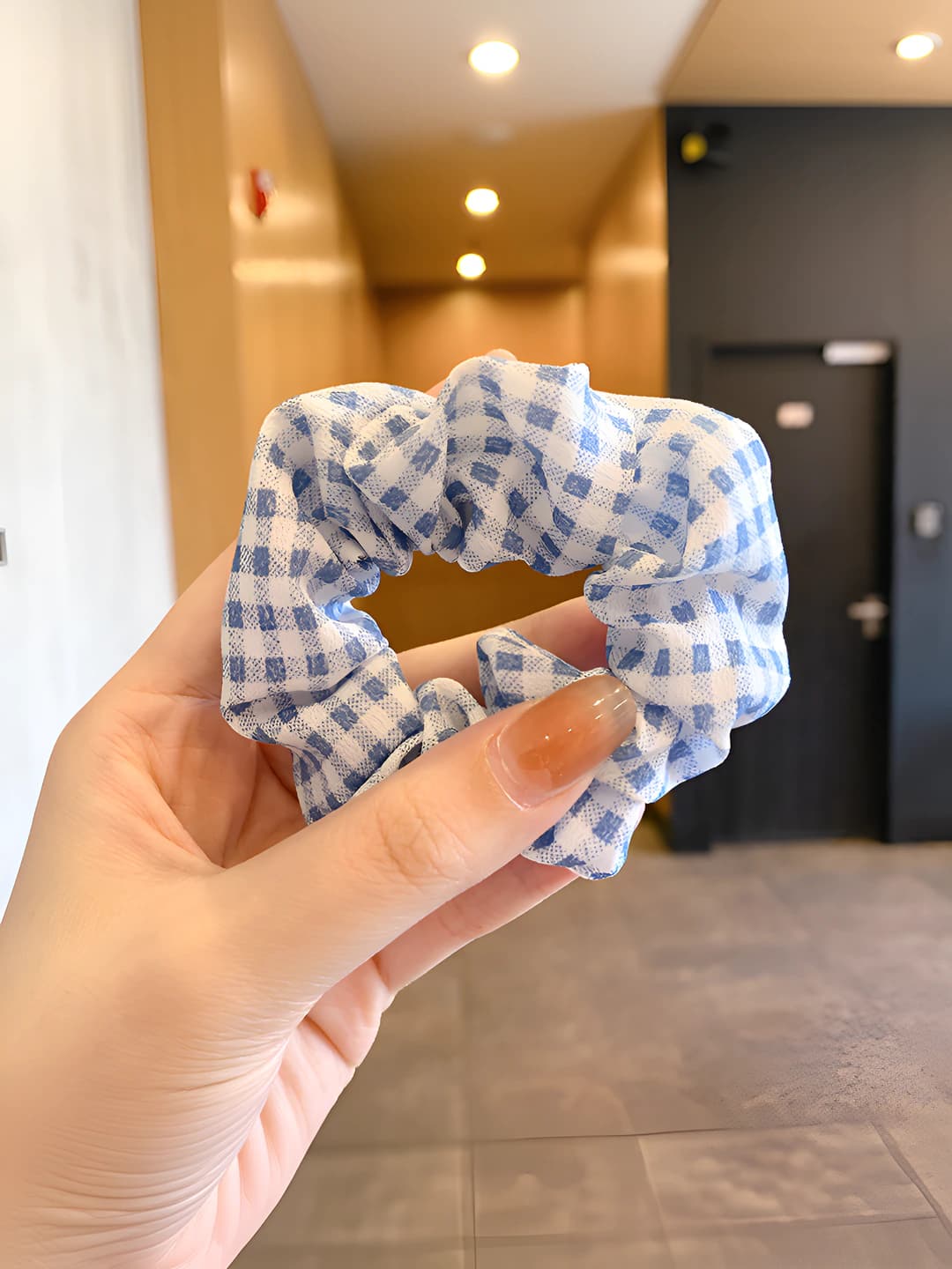 3# Blue plaid