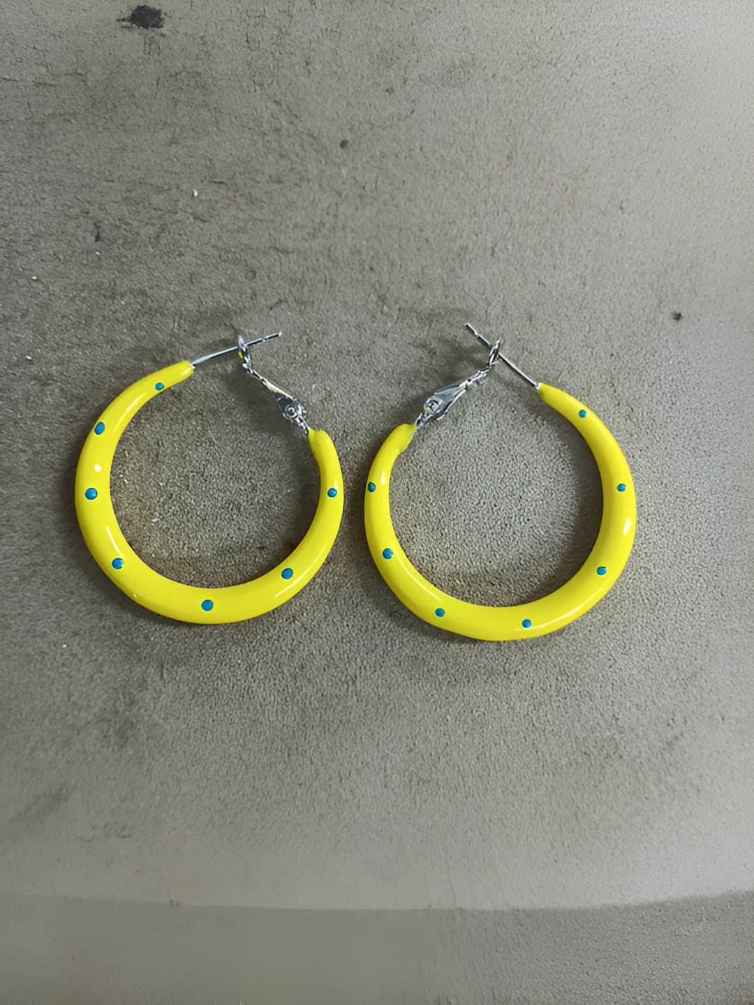 Silver post - Yellow - 3CM