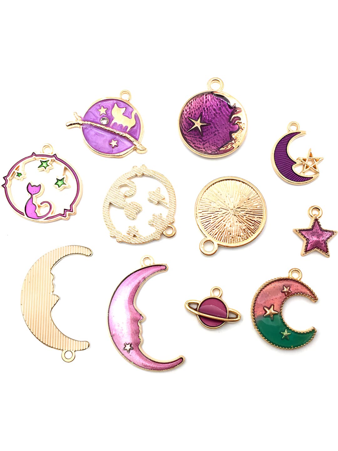 Purple series mix 24 pcs - 8 styles x 3