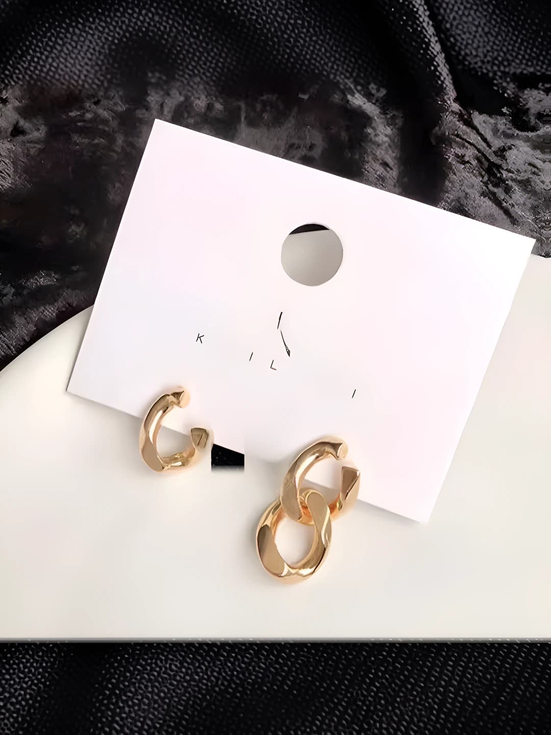 Asymmetric earrings