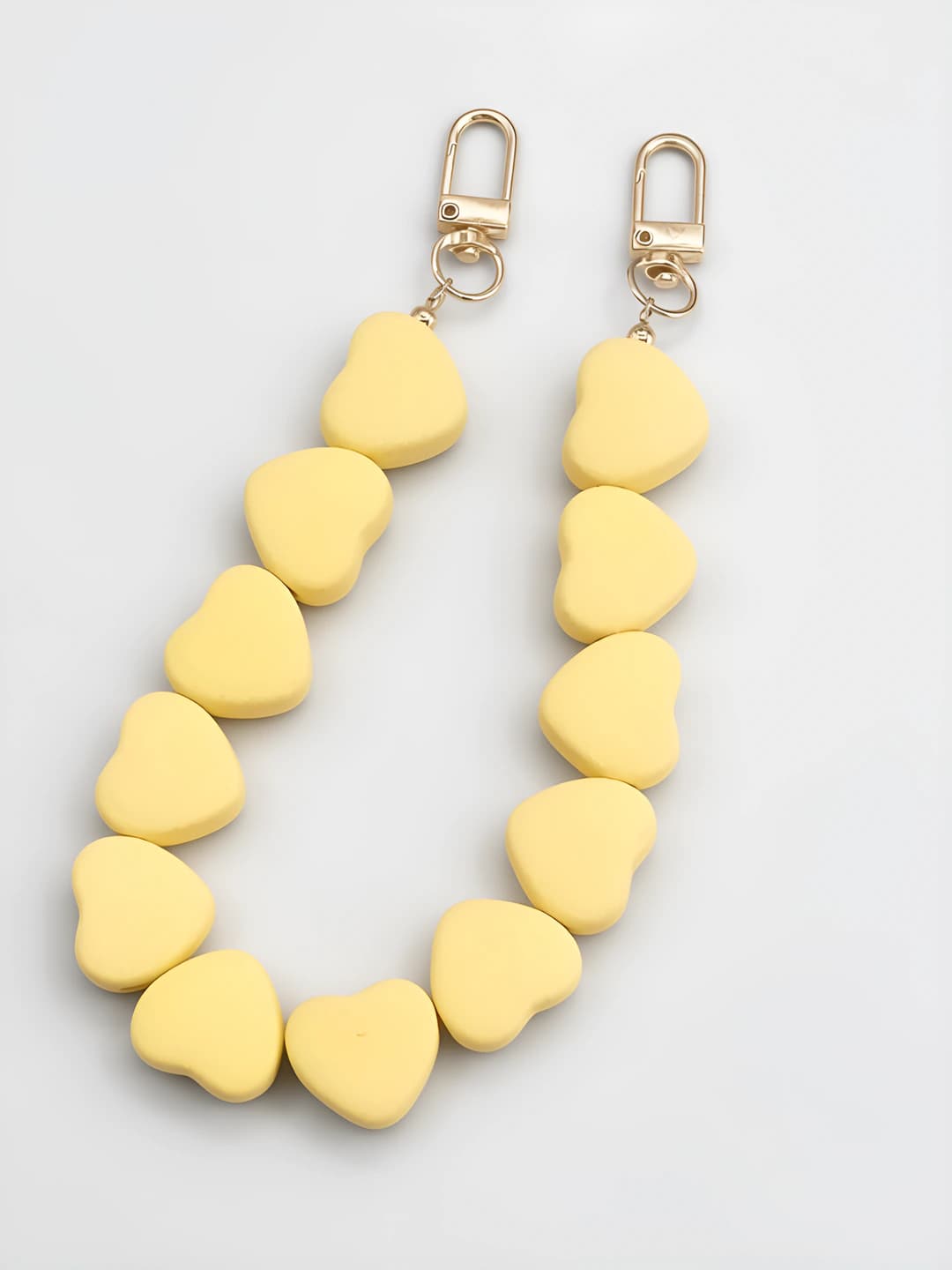 Heart tote bag (Yellow)