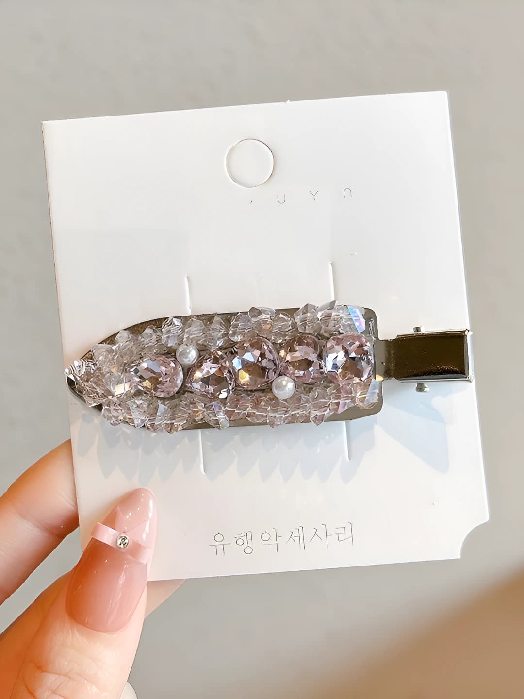 Pink crystal, 6.8 cm