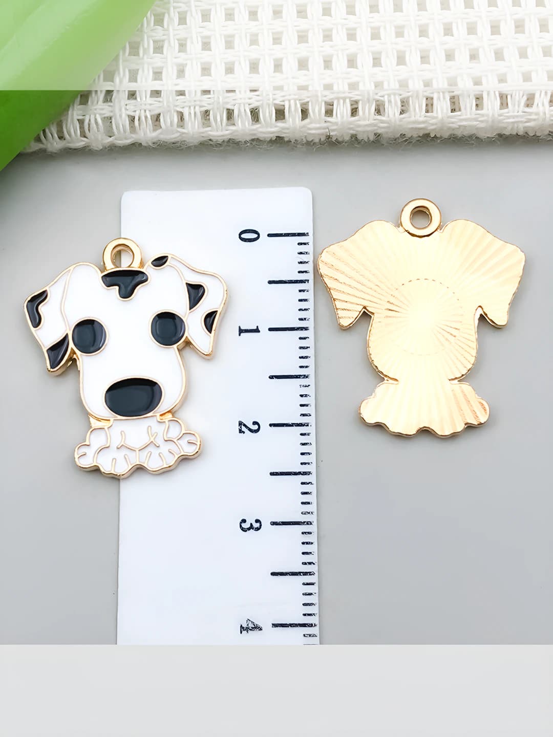 1 шт Чёрно-белый пёс 25x21mm-2.45g
