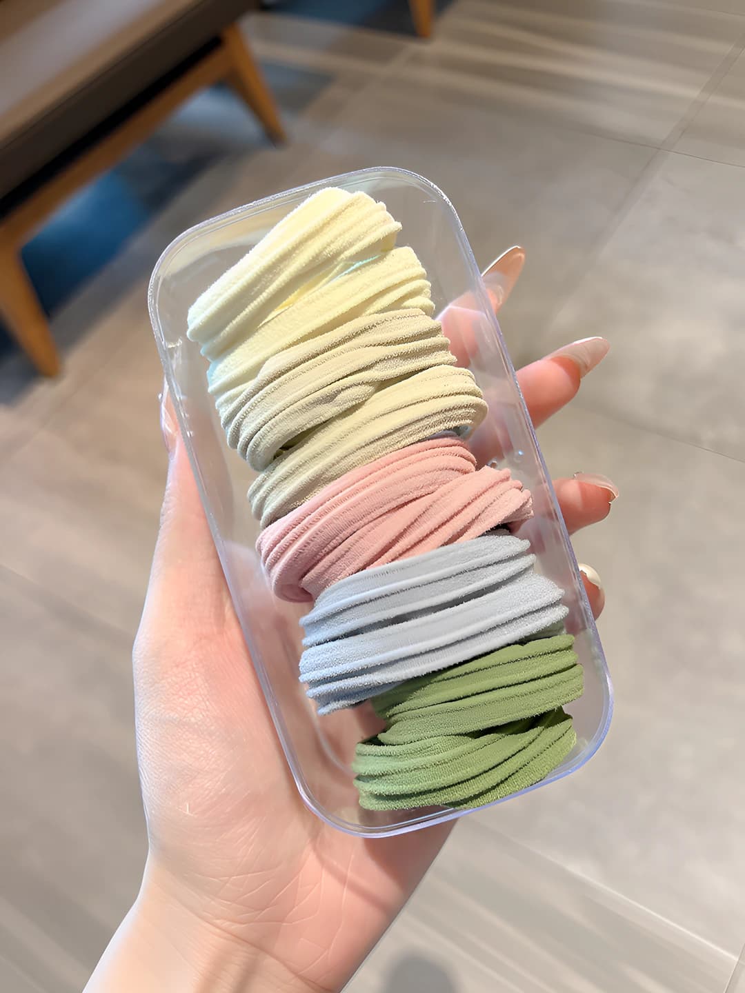 3# Macaron horizontal stripes 10 pcs 4.5 cm