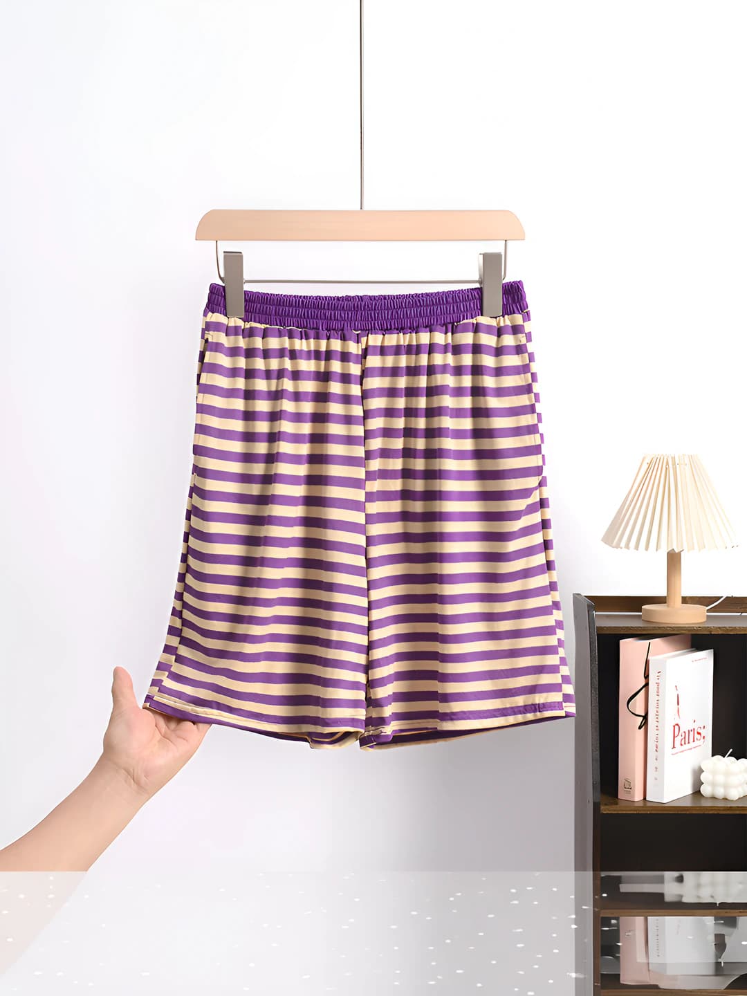 Light purple stripes