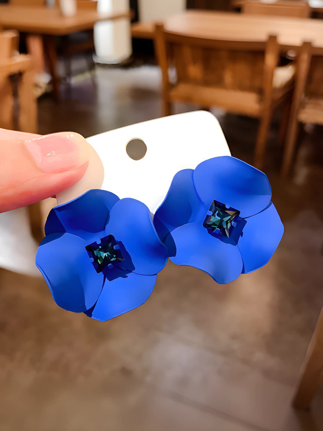 1# Klein blue flower, 3.5 cm