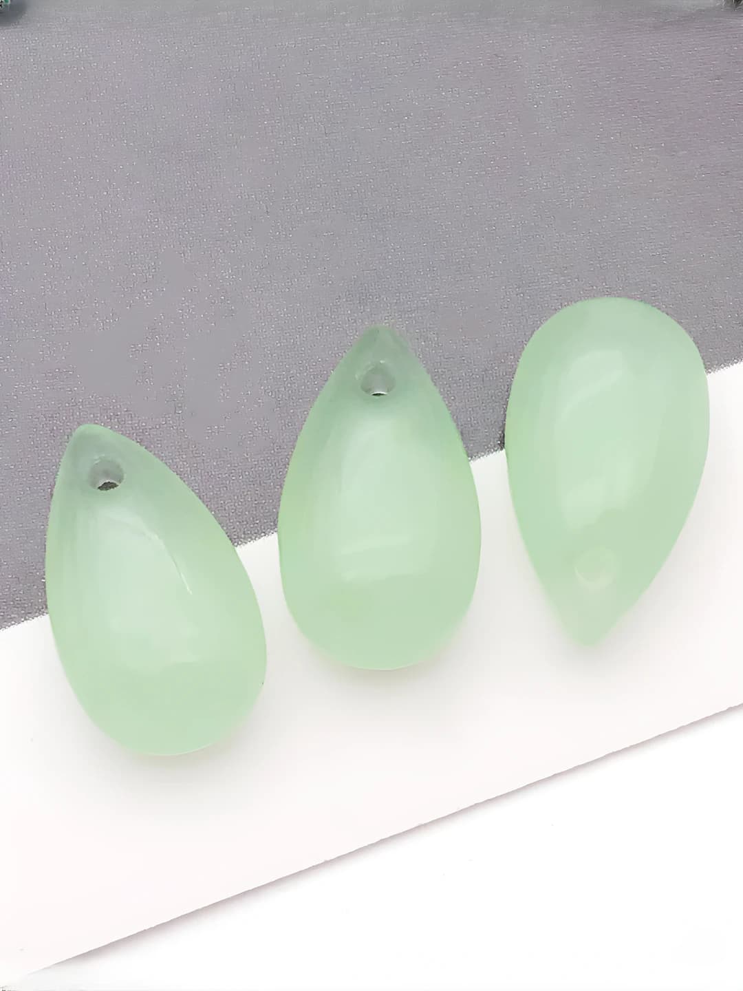 1 шт большой травянисто-зелёный яде 14x8x5mm-0.65g