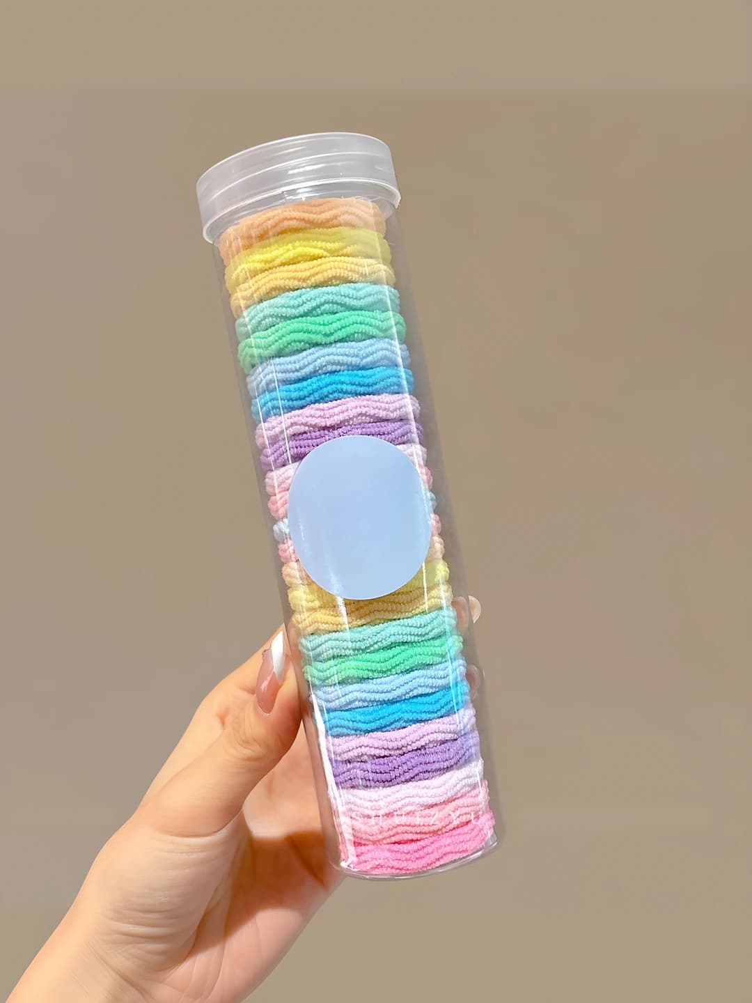 4# Multicolour wavy (1 pack) 25 pcs - outer diam. ~4cm