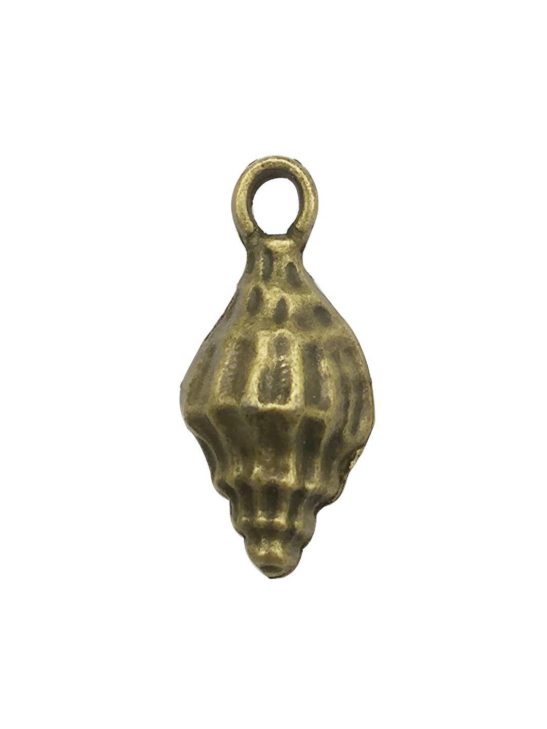 1 pc Antique teal sea shell 9x19mm-0.8g-5032
