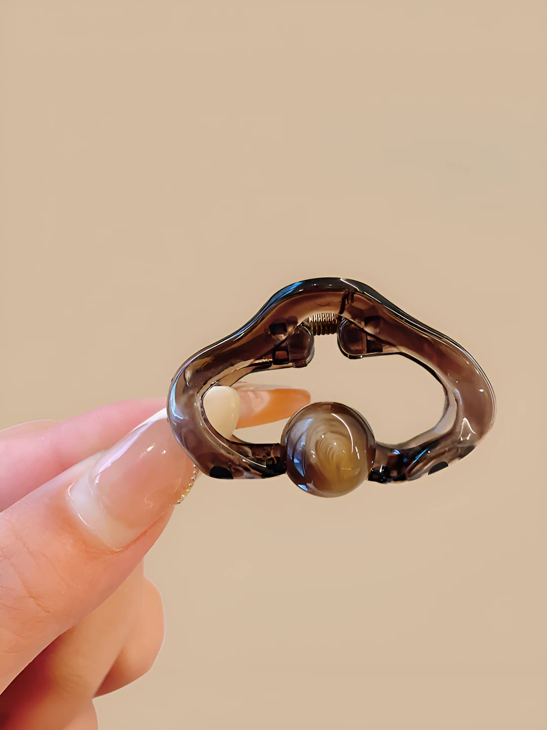 13# Cloud pearl mini clip - 5 cm