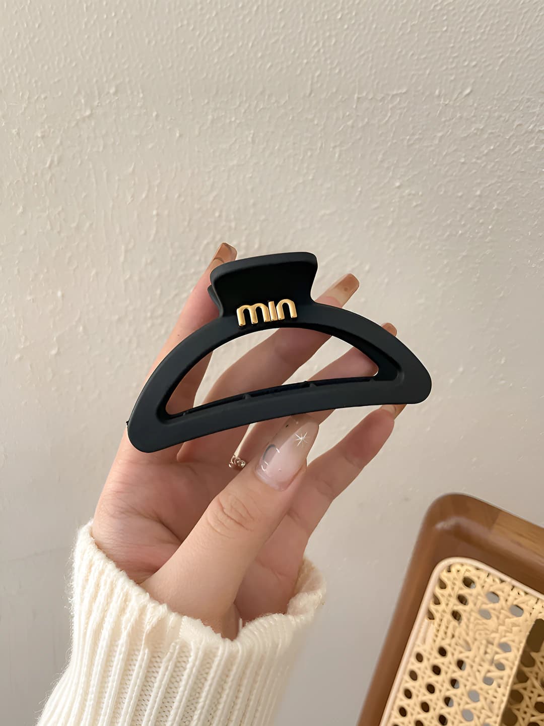 4# Матовый полумесяц-8.5CM