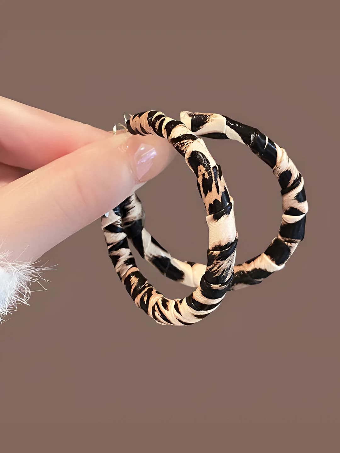 2# Серебряный штифт - Кофе - Круглый