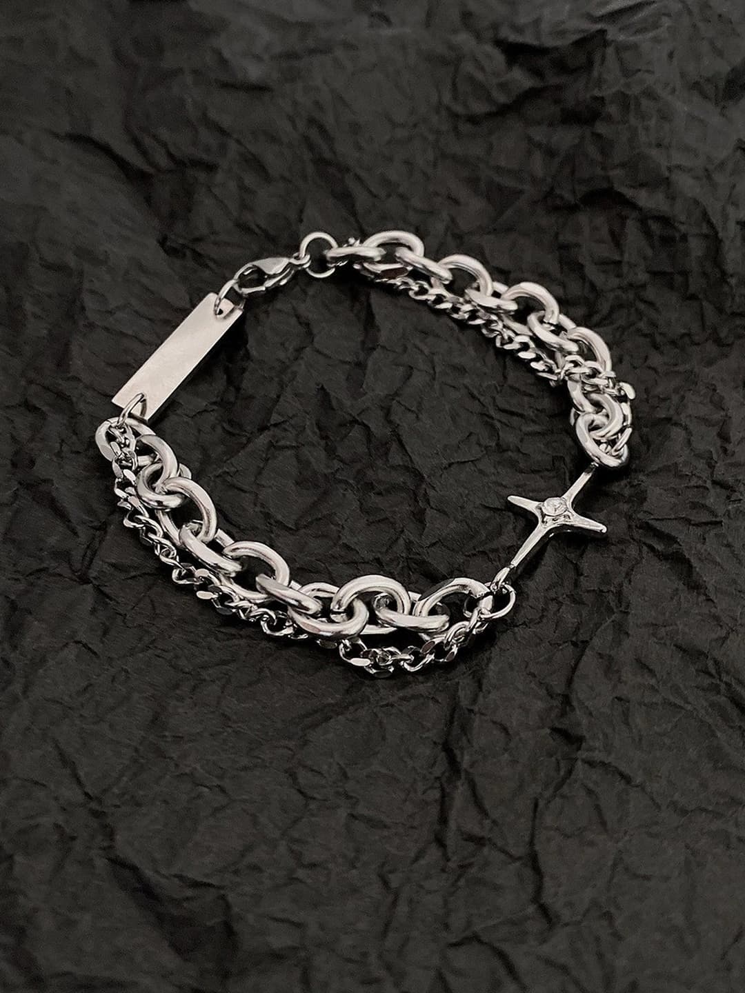 Браслет Крест-Пластина [19CM]