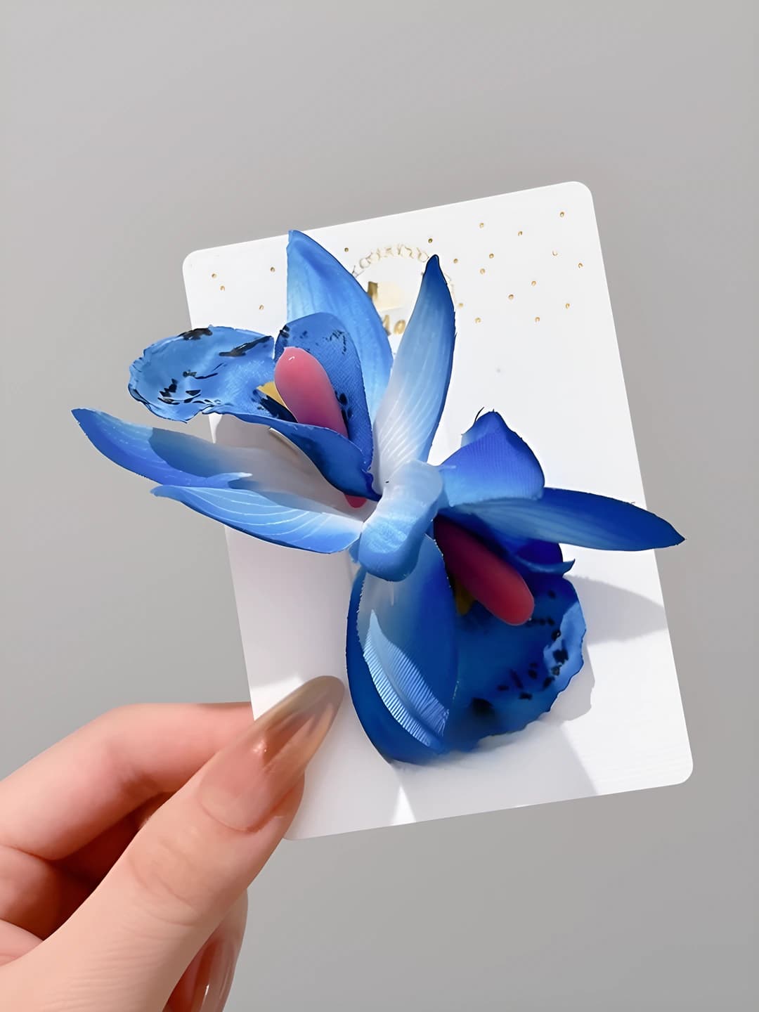 4# Gradient ko'k 3D phalaenopsis taglik 4 sm