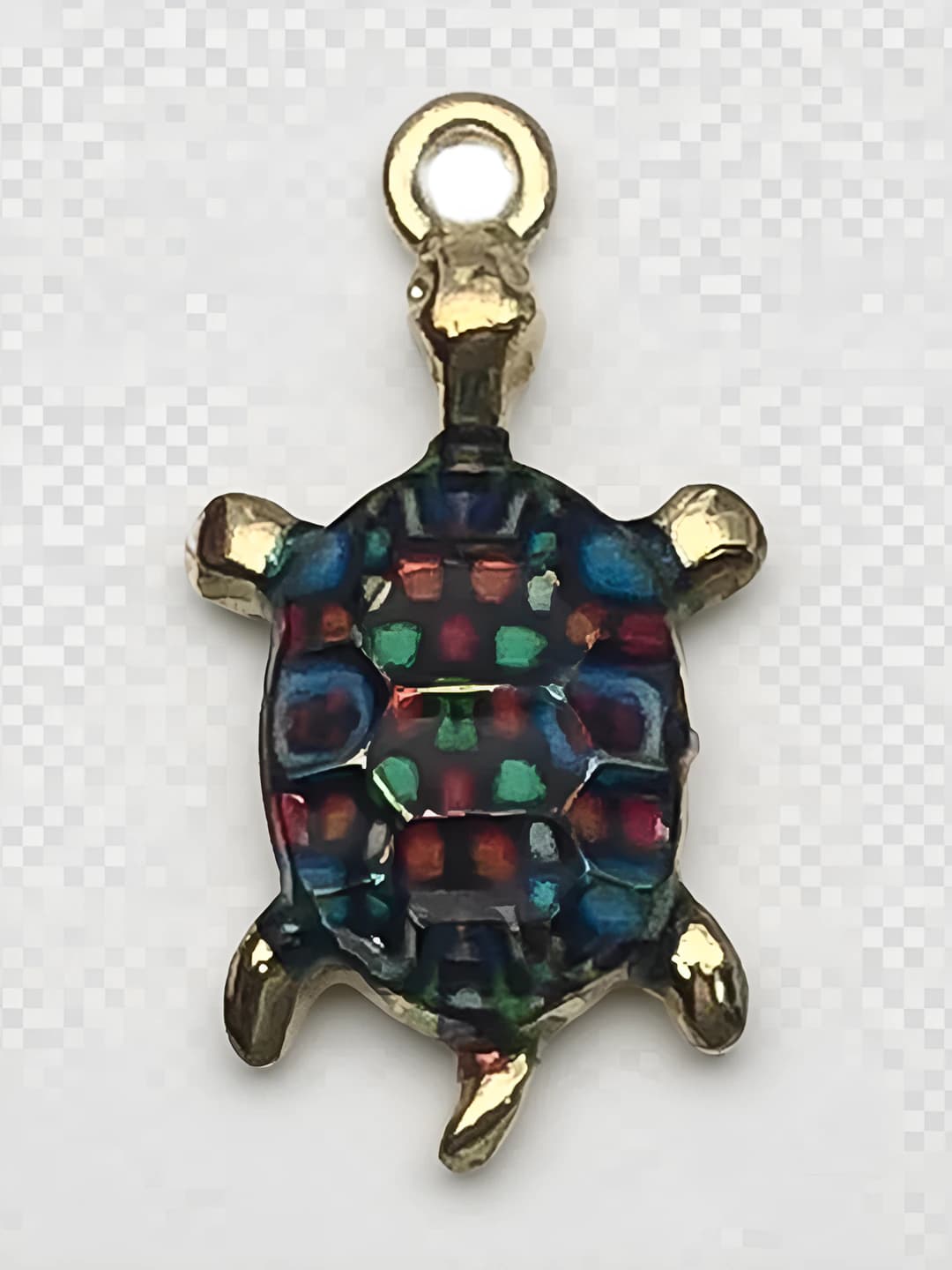 1 dona to'q ko'k kaplumba 24x13mm-1.4g-19417