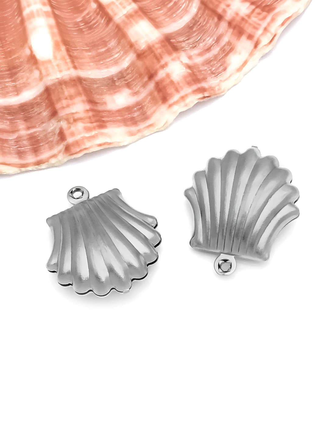 1 pc steel large scallop 16x18.5x6mm