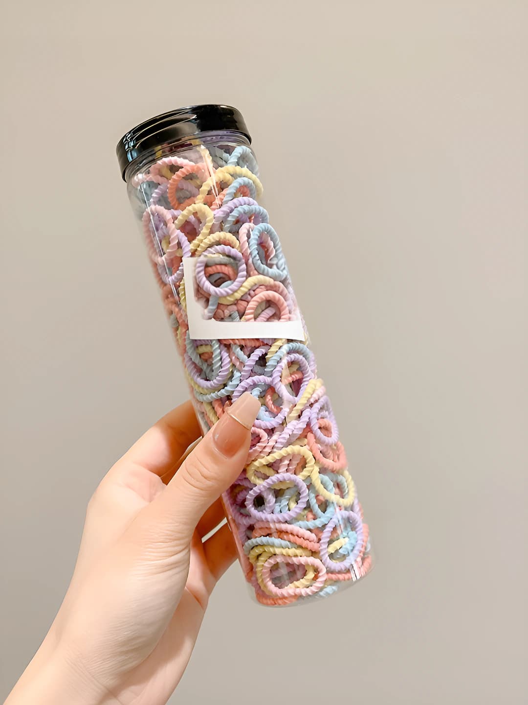 2# Multicolour spiral small ring 300 pcs ~2 cm