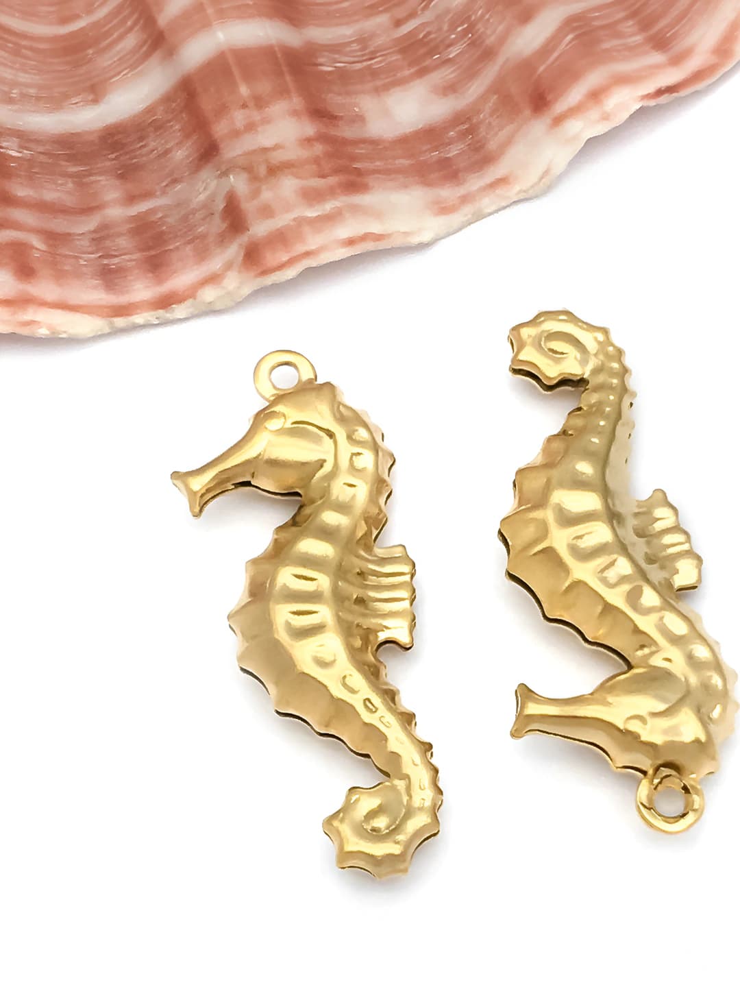 1 pc gold sea star 12x26x4mm hole 1.1mm