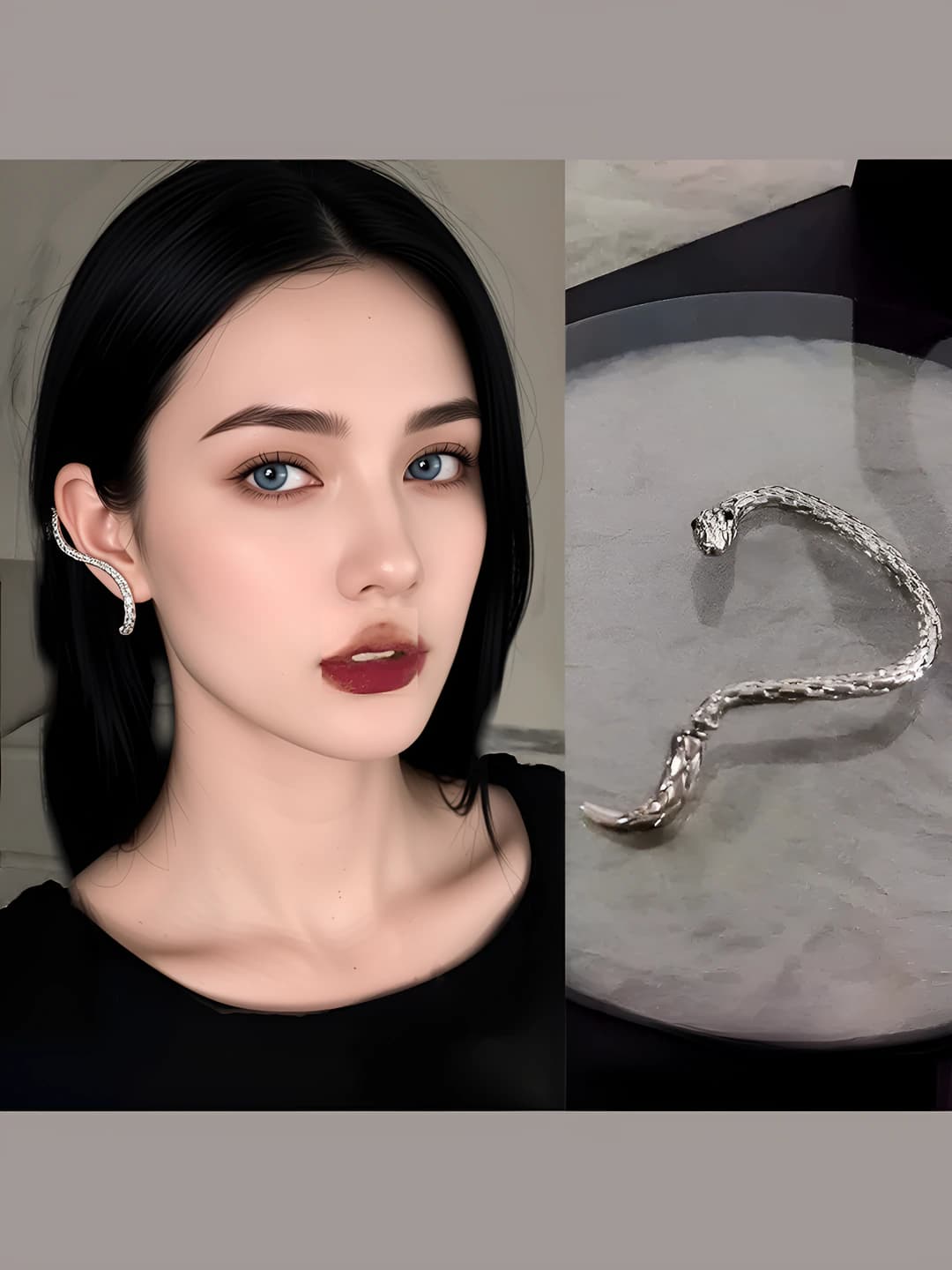 1# Snake wrap stud for left ear