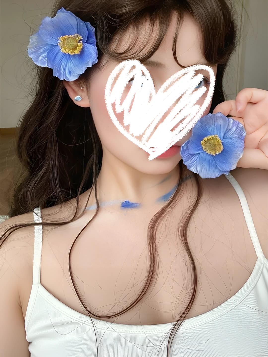 Blue hair clip [Pair]