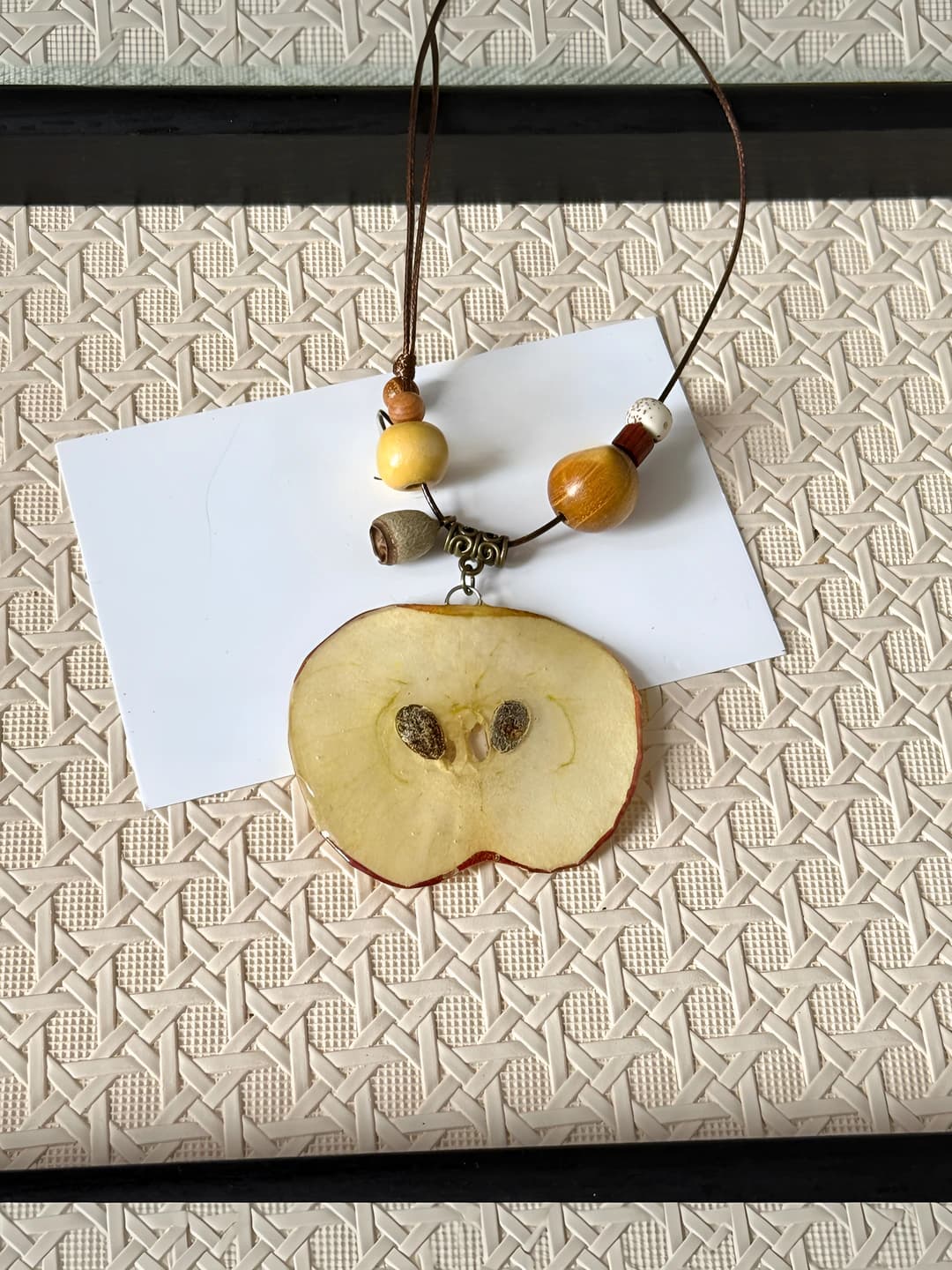 Apple necklace
