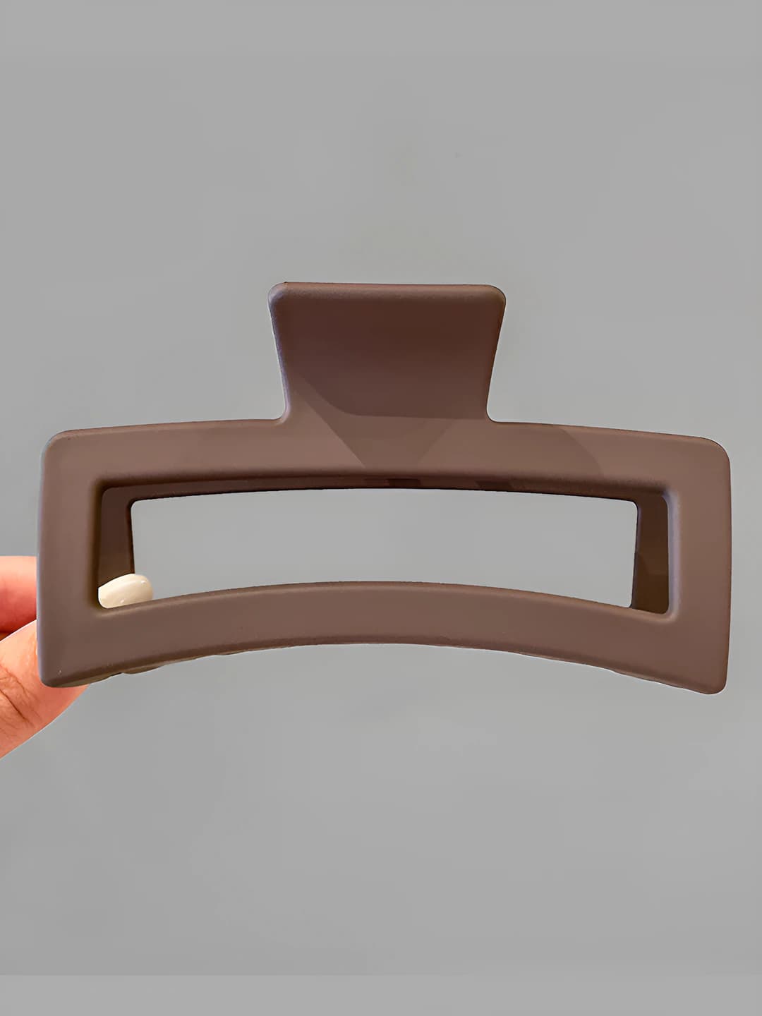16# Matte coffee square clip 12.5 cm