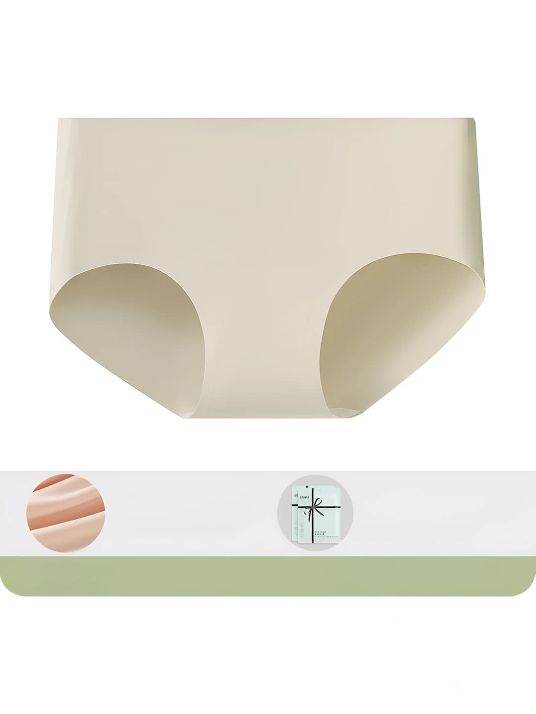 Invisible seamless, special care, green grape, 10A antibacterial
