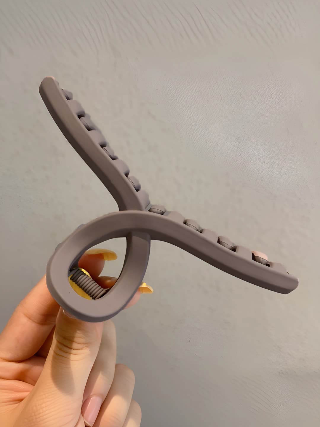 9# Kofe rangli Y harfli qisqich 11cm