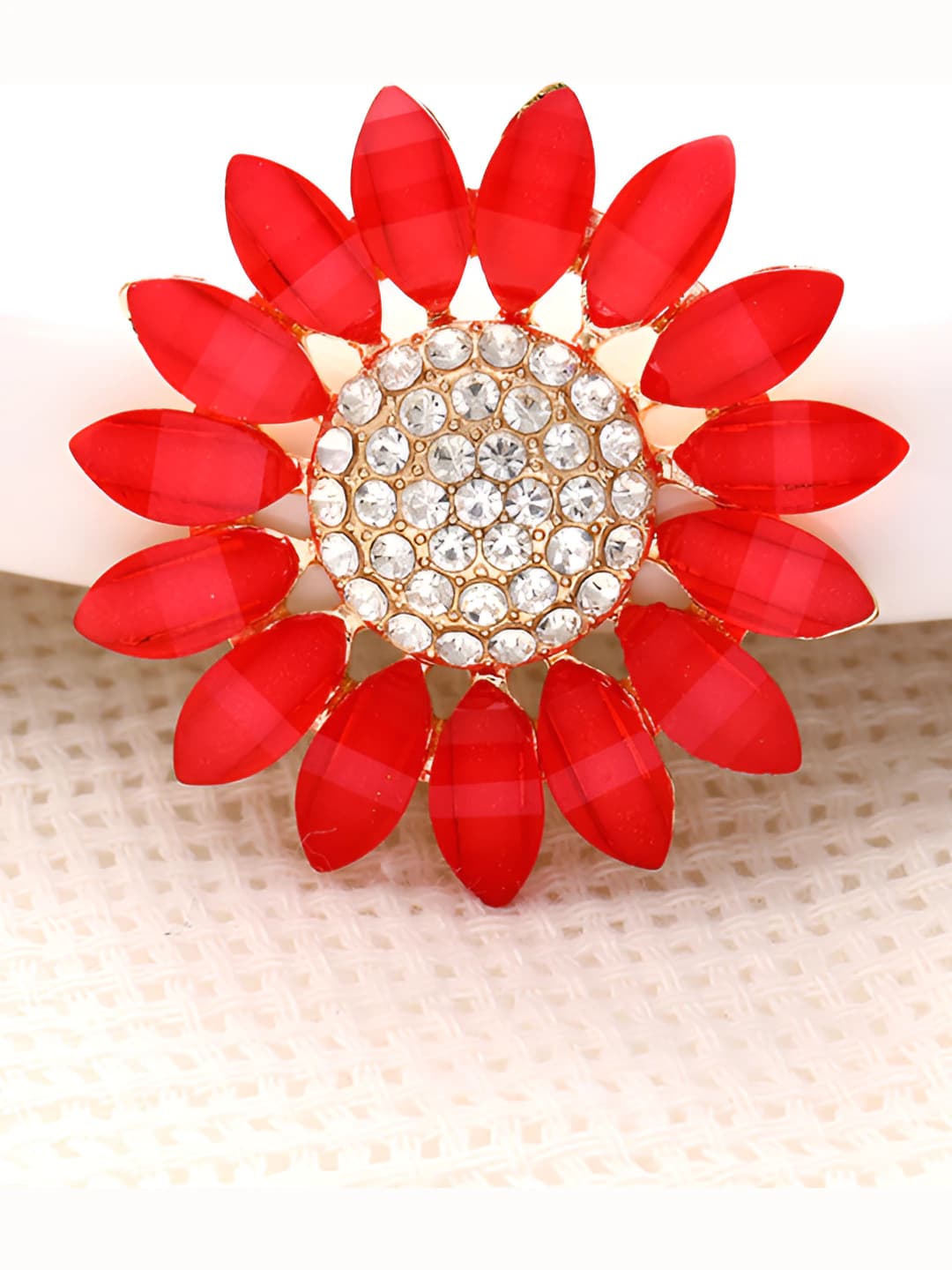 D2389 Resin flowers red