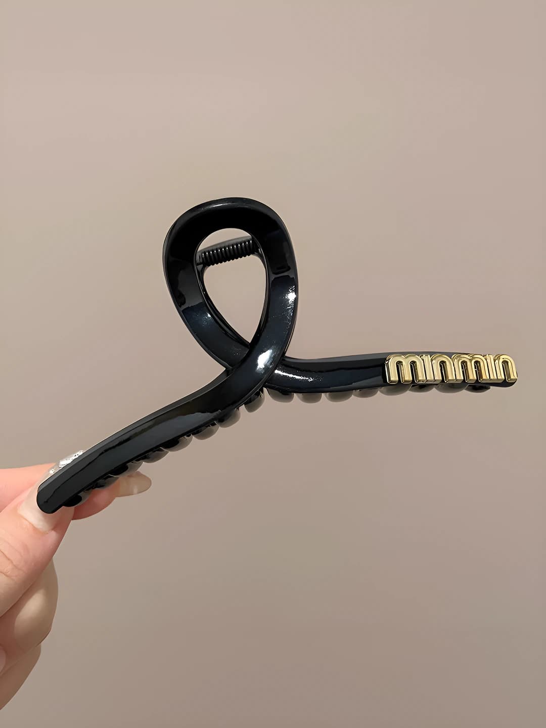 7# Glossy black min - approx 13cm