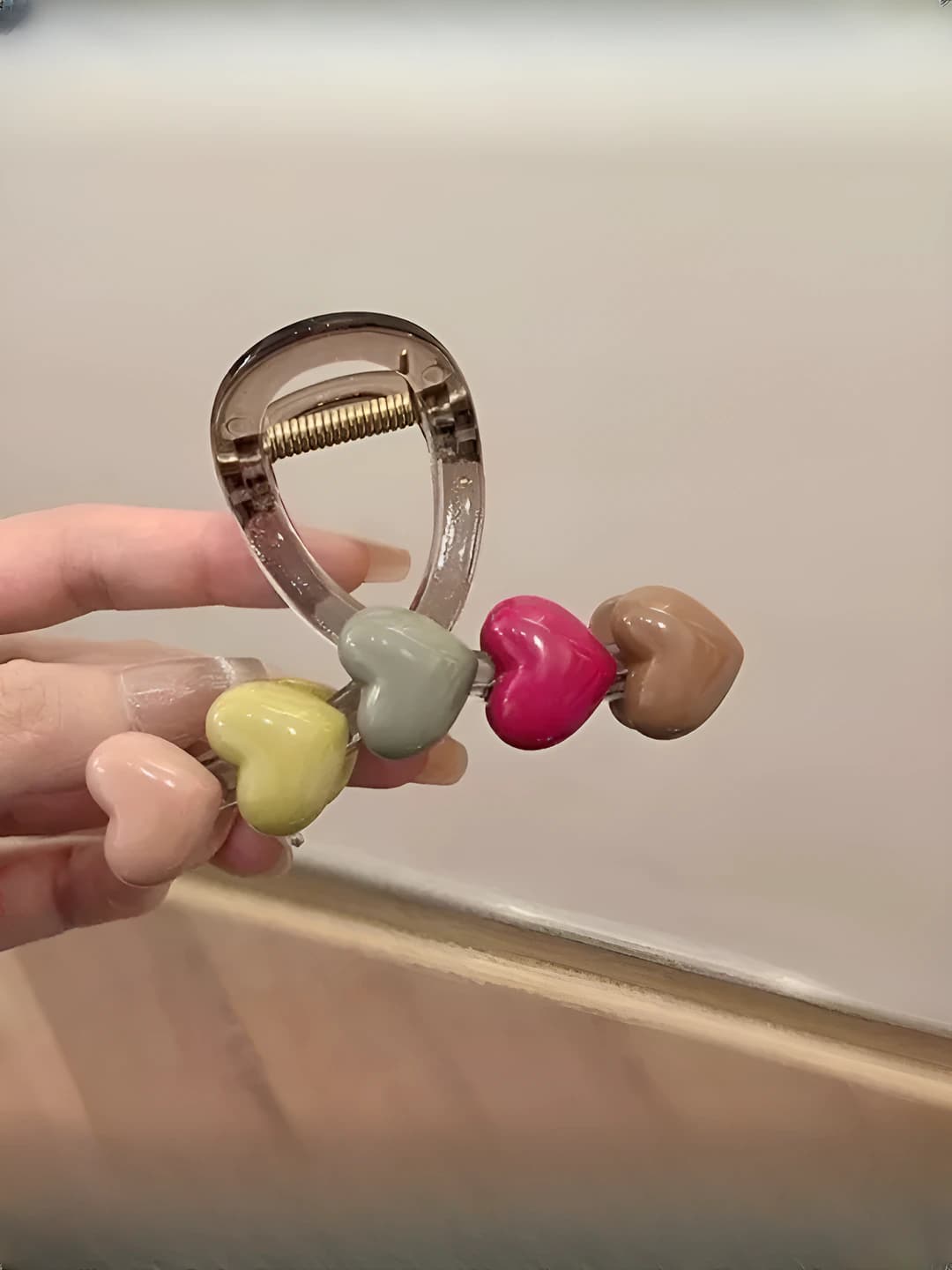 Heart coffee base clip (8 cm)
