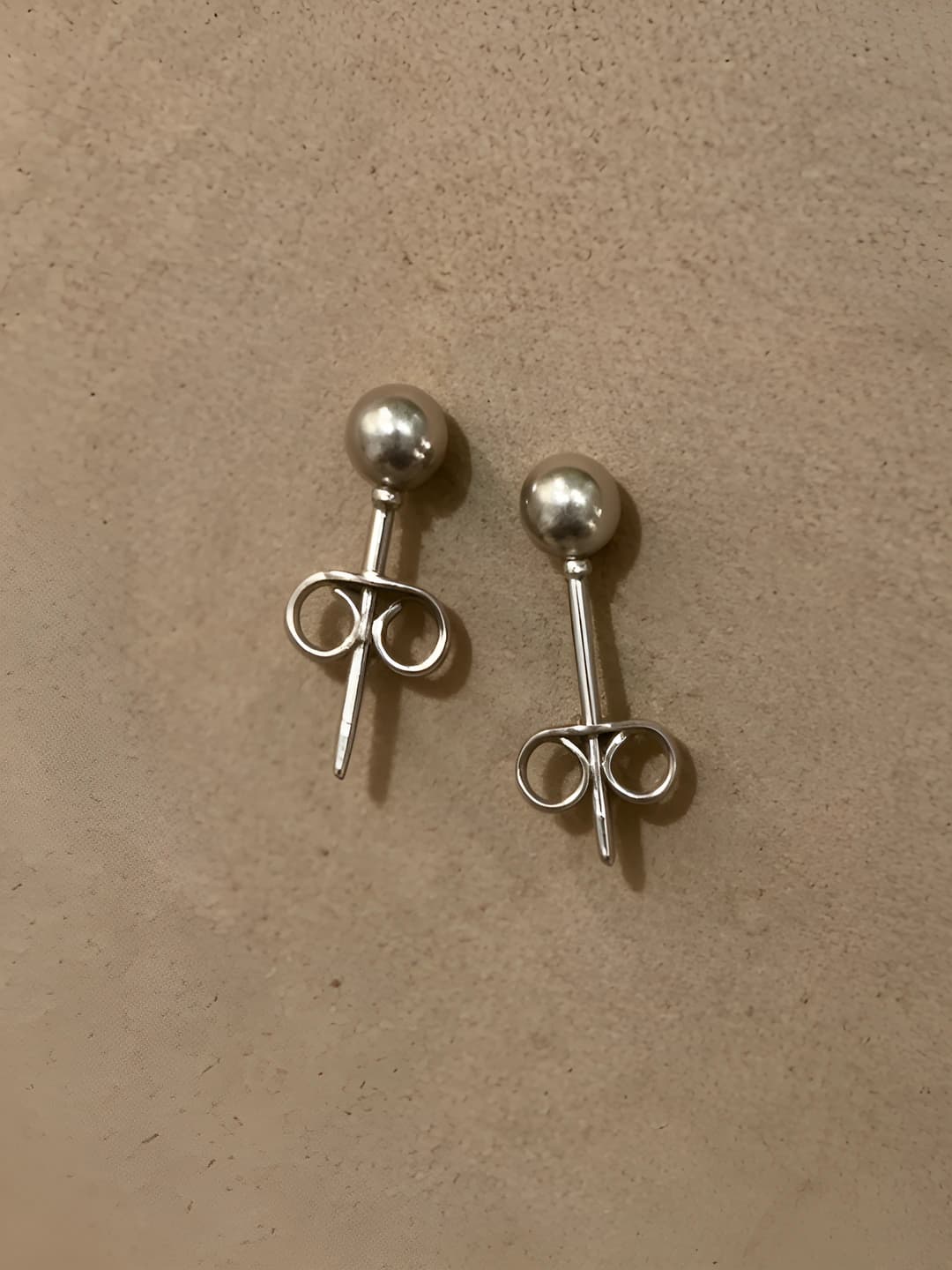 2# Tabiiy titan po'lat 4mm juft, titan qotishma, ~1.3cm