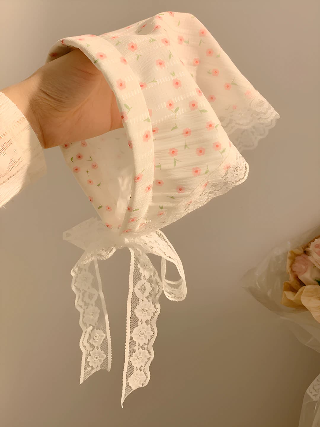 Pink floral, headband