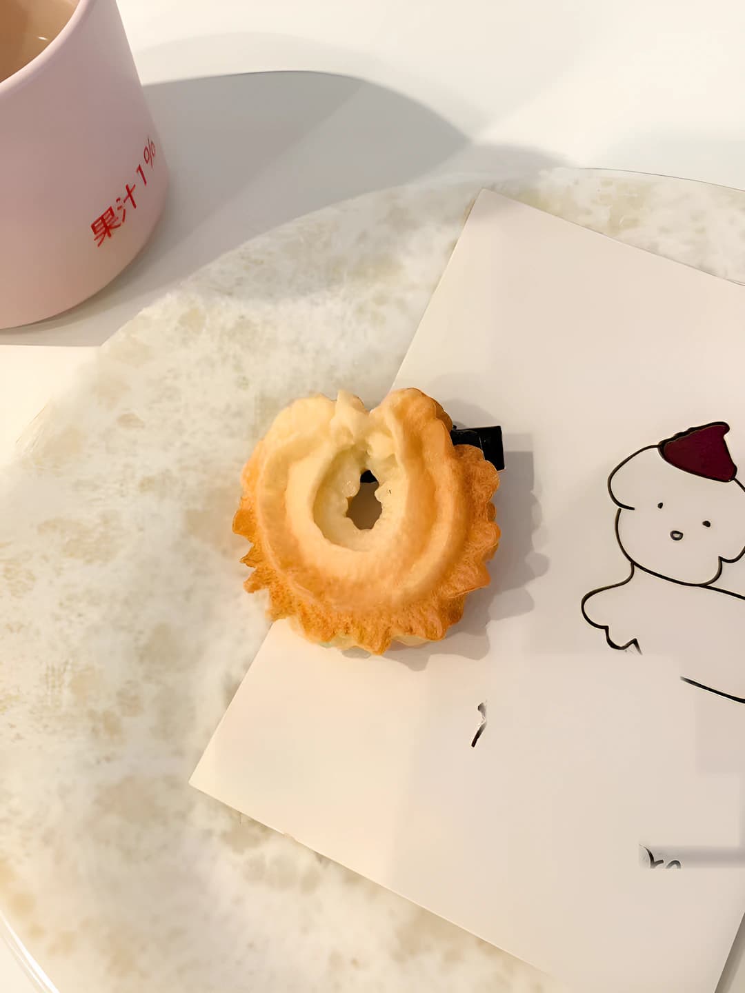 C-shape, cookie, base clip 3 cm