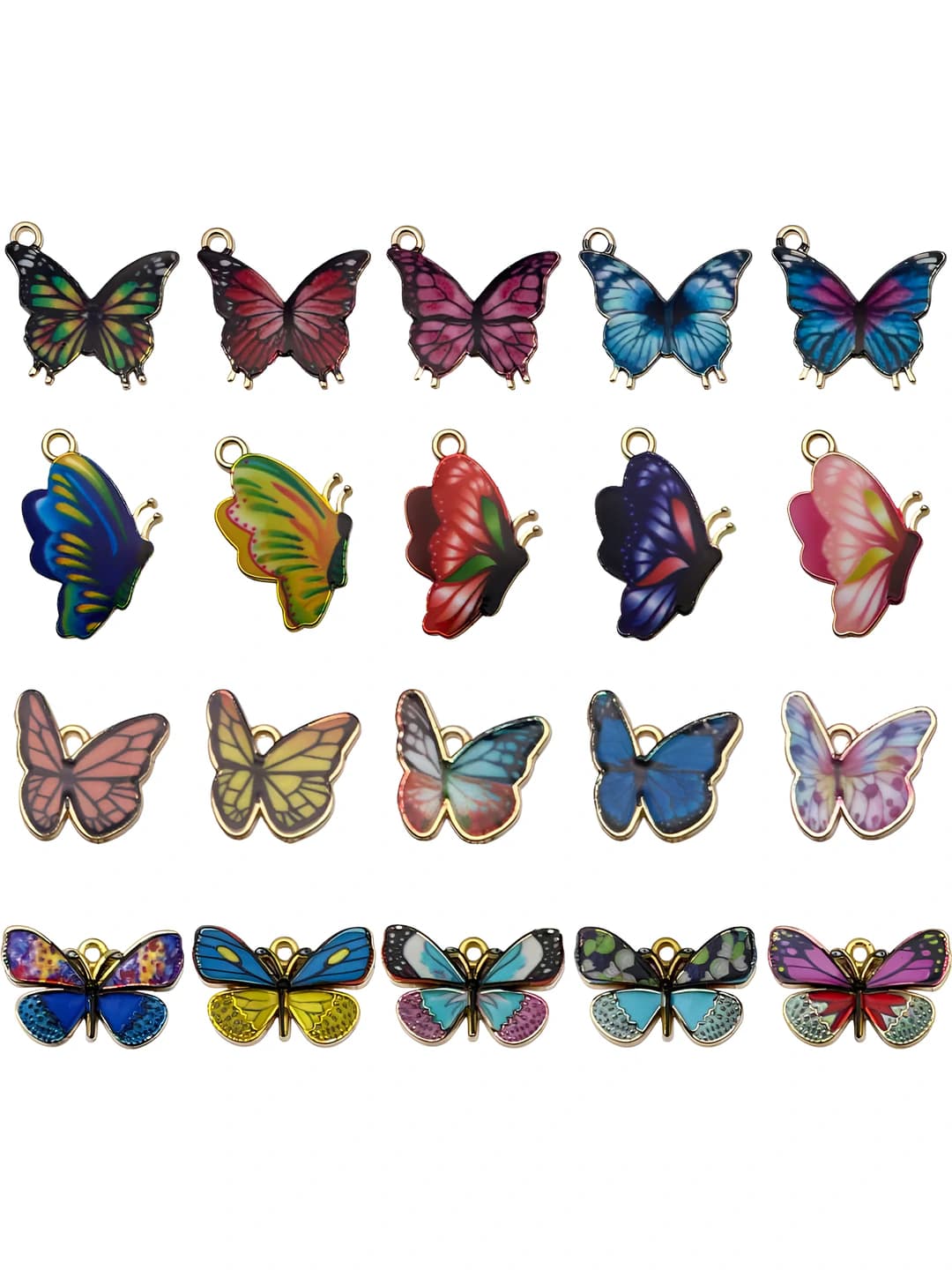 20 dona aralash printli farfalacha-20 variant-27.4g