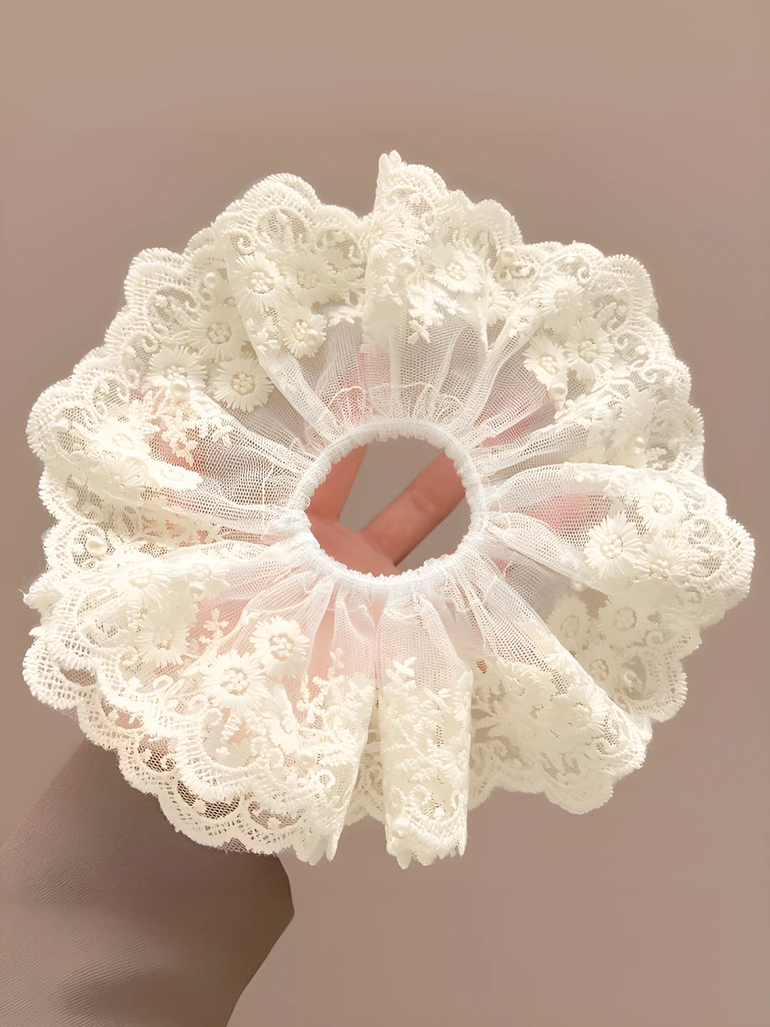 1# Lace hair tie 4 layers 14 cm