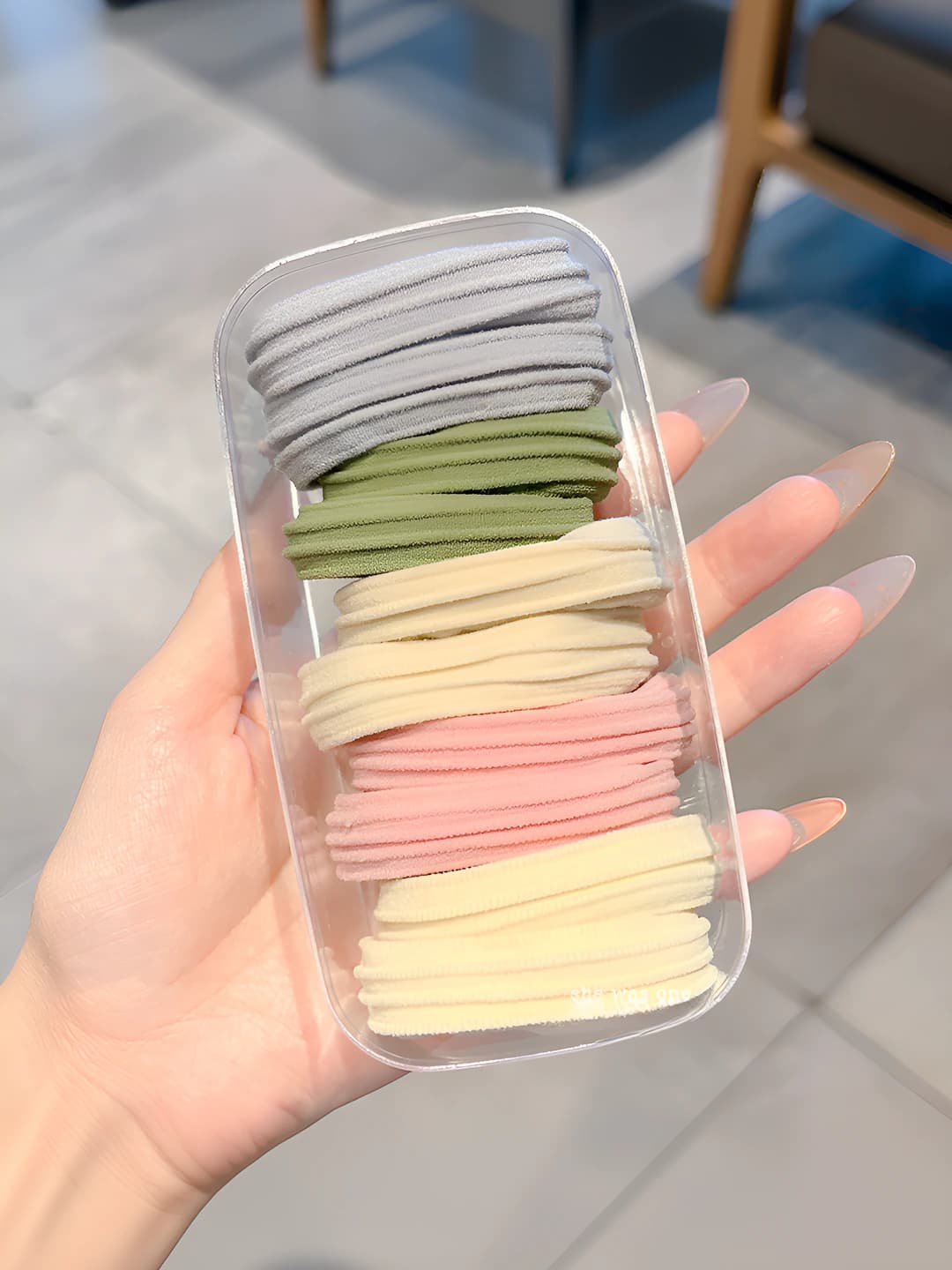 Macaron striped 10 pcs