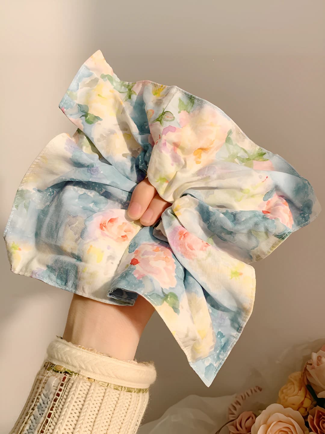 1# Painting hair tie 22*22 cm