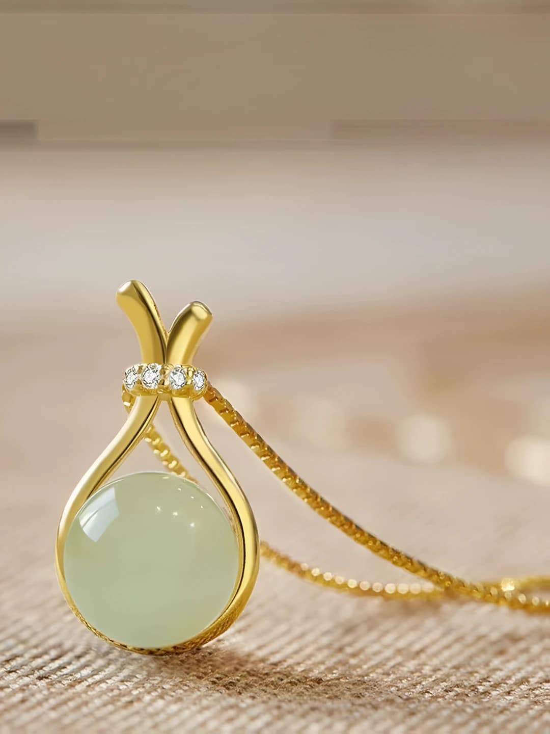 Women's titanium steel pendant necklace, electroplated, 41-50 cm, ethnic style design element