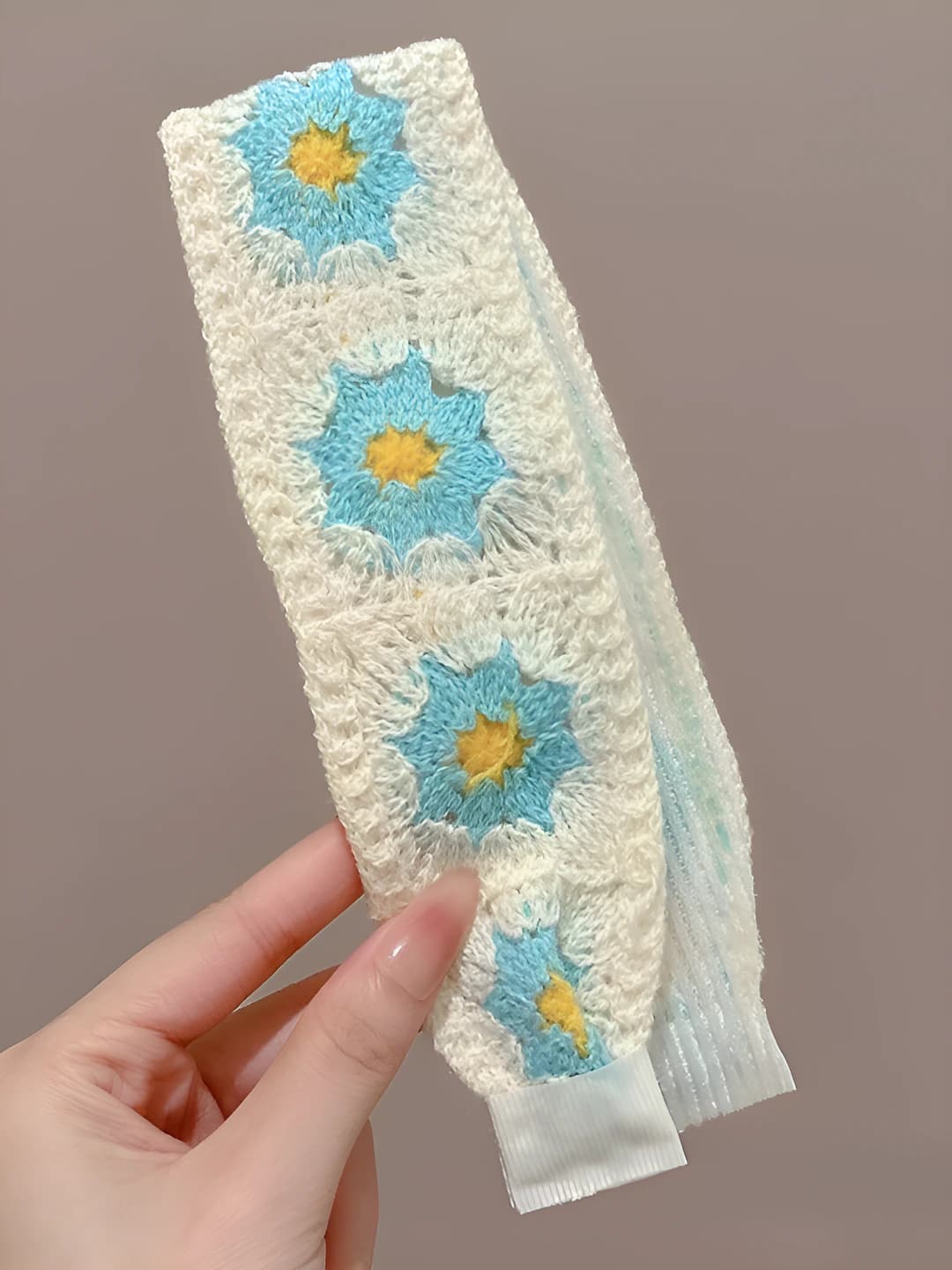 Blue floral 37.5 cm