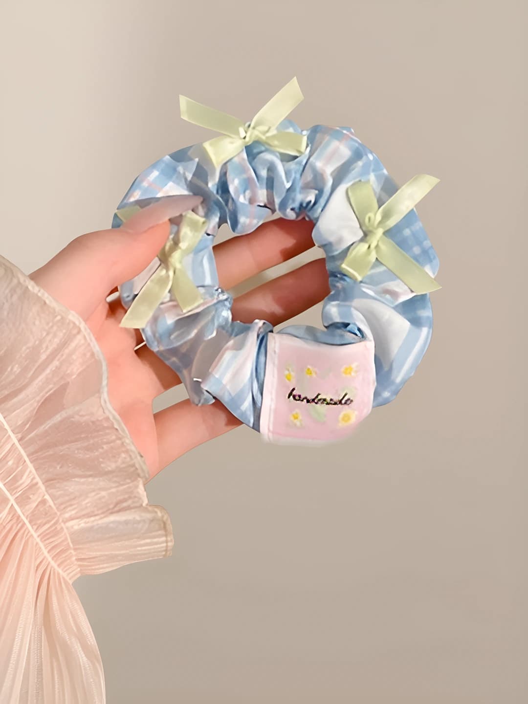 6# Sweet plaid blue 11 cm